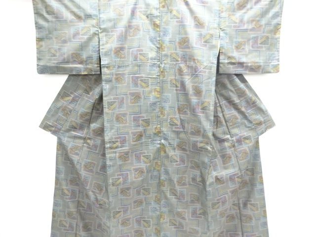 JAPANESE KIMONO / DORO OSHIMA TSUMUGI / WOVEN MOUNTAIN